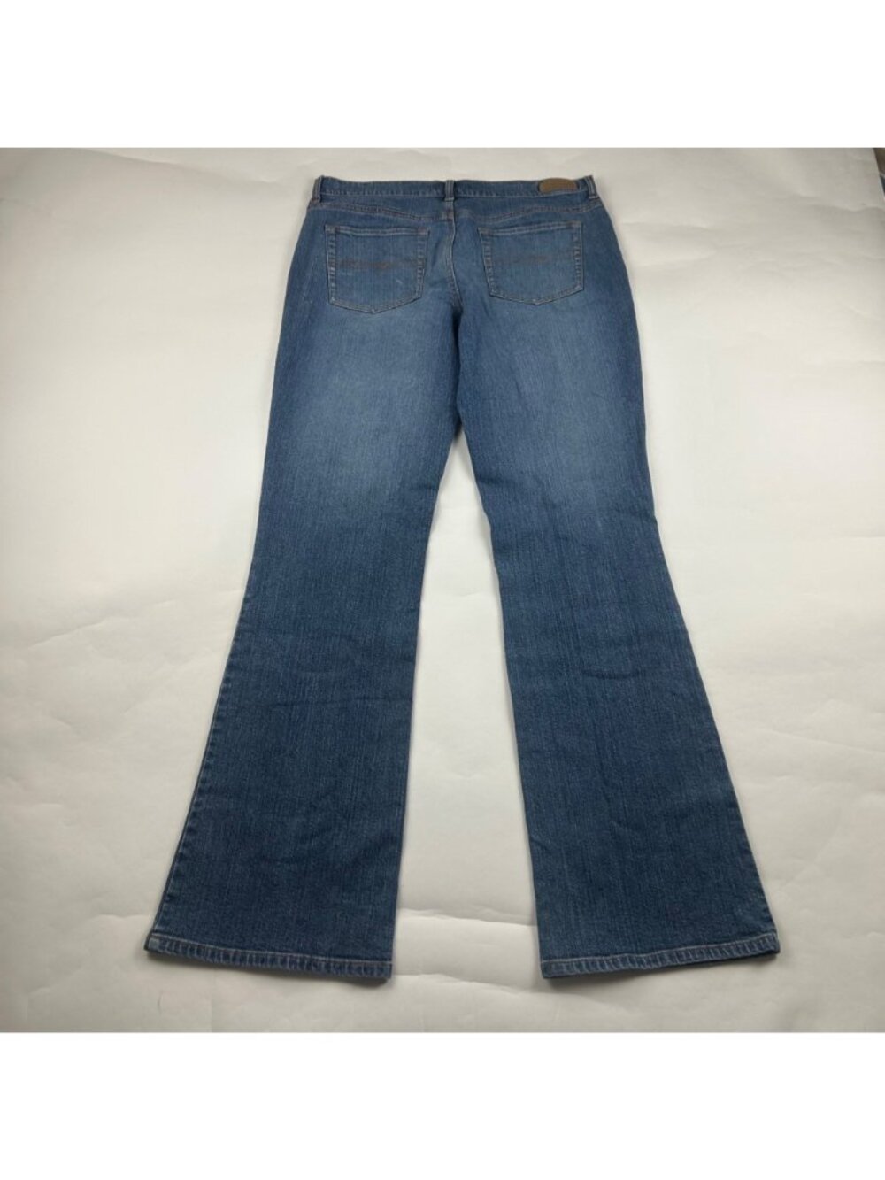 TALL New York & Company Classic Blue Stretch Denim Bootcut Jeans 12T - Picture 4 of 5